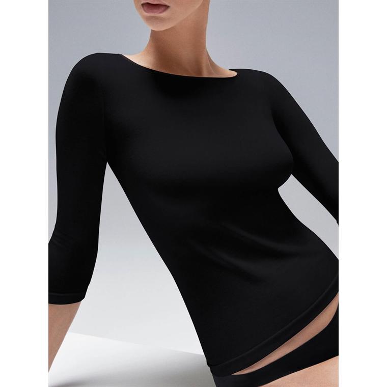 Wolford Cordoba Top Long Sleeve, Sort